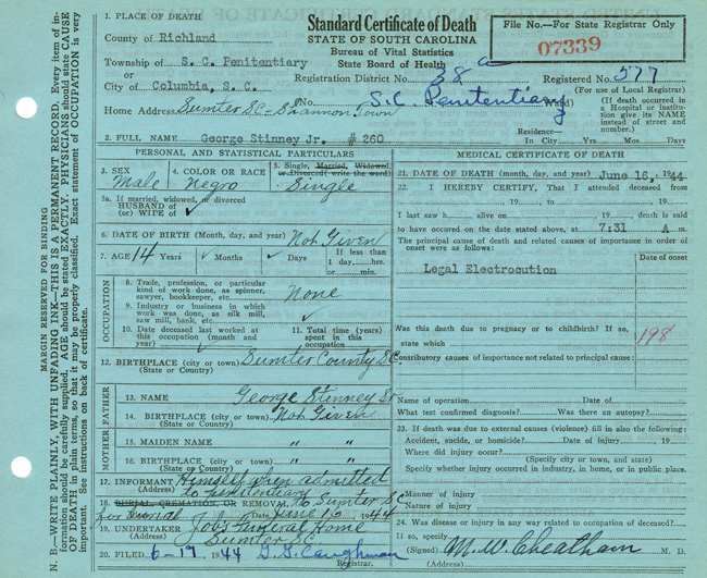 George_Stinney_Death_Certificate